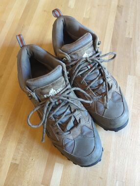 Everest Waterproof Leather Hiking Boots Brown Size 12M Comfort